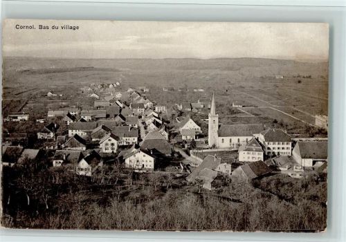 2952 Cornol 1917 - Ortsansicht, Bas du village, Flecken