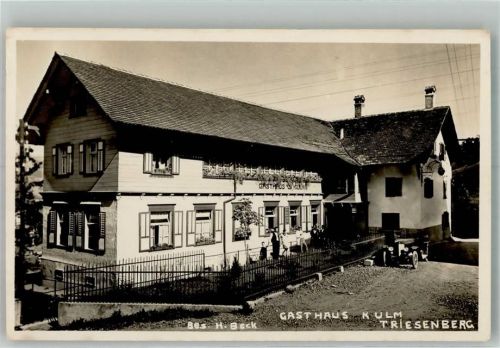 9497 Triesenberg Foto AK Gasthaus Kulm