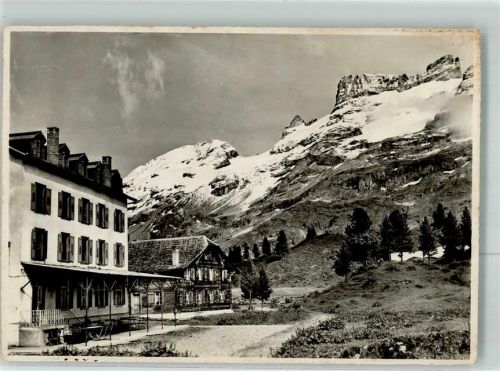3862 Innertkirchen Foto AK Hotel Kurhaus Engstlenalp