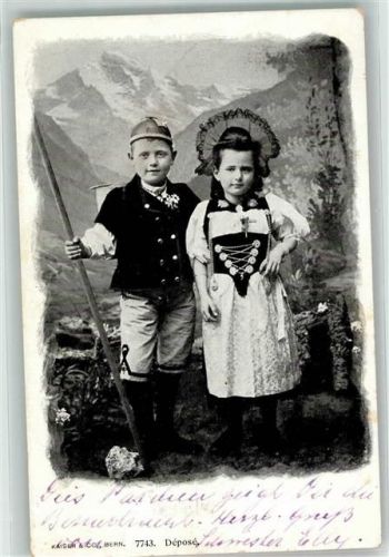 3000 Bern Berne - Kindertrachtenpaar