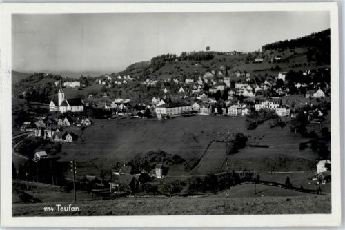9053 Teufen AR 1934 - Kirche