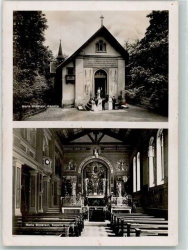 8717 Benken SG - Kapelle Maria Bildstein Innen-und Aussenansicht