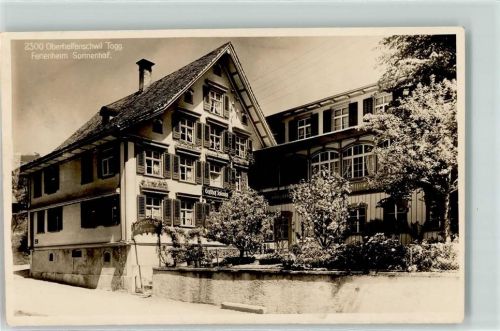 9621 Oberhelfenschwil Foto AK Ferienheim Sonnenhof Gasthaus