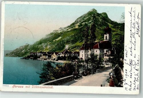 6442 Gersau 1900 - Kirche