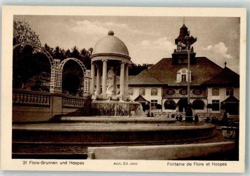 3000 Bern Berne - Landesausstellung 1914 Nr.31 Hospes Florabrunnen Architekt Joos