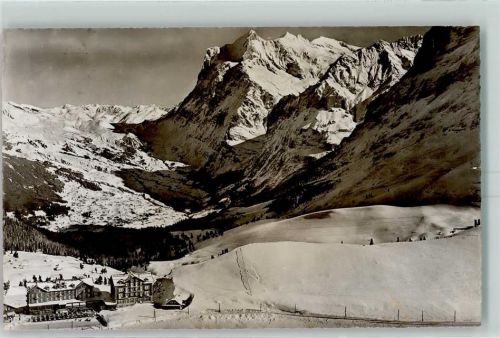 3823 Kleine Scheidegg 1946 - Fliegeraufnahme Winter