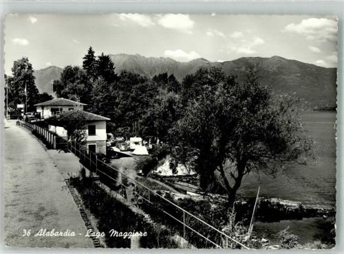 6575 S. Nazzaro 1962 Foto AK Gasthaus Alabardia Lago Maggiore