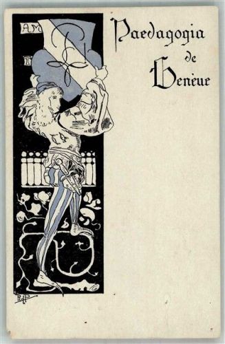 1200 Genève Genf 1900 Gebrauchsspuren Paedagogin de Geneve