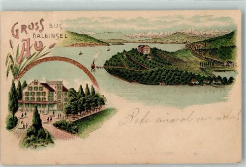 8804 Au ZH 1902 Lithographie Halbinsel