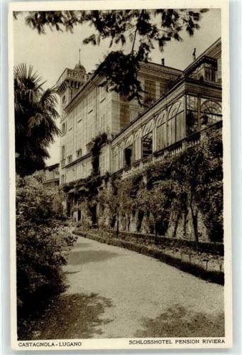 6906 Castagnola-Cassarate 1929 - Hotel Pension Schlosshotel Riviera