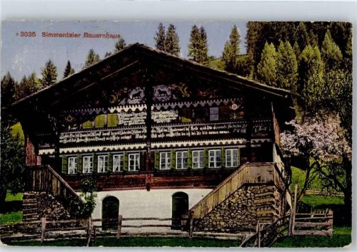 3775 Lenk im Simmental - Simmentaler Bauernhaus