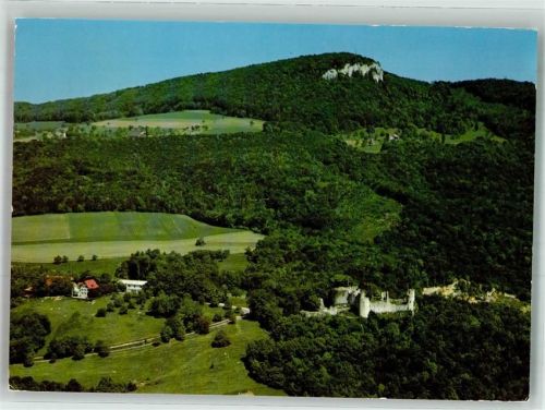 4143 Dornach 1972 Foto AK Fliegeraufnahme Gasthaus Schlosshof