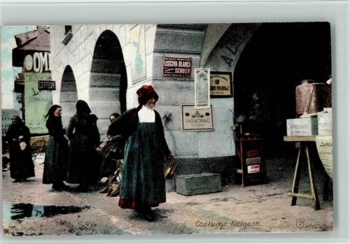 Costume ticinese, gute Erhaltung AK Tracht Schweiz 1925