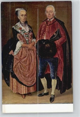 Nidwalden - Gemälde von Joseph Reinhardt Tracht Schweiz