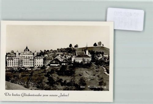 6313 Menzingen FOTO KEINE AK Foto 10cm x 7cm Neujahrswunsch