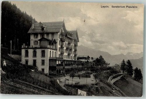 1854 Leysin - Sanatorium Populaire