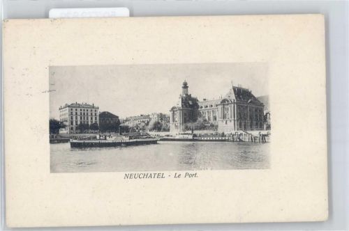 2000 Neuchâtel Neuenburg - Hafen, Schiff