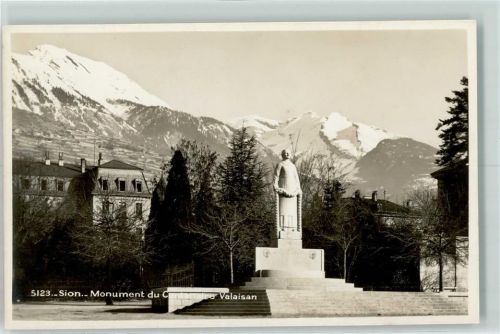1950 Sion Sitten - Monument du Centenaire Valaisan