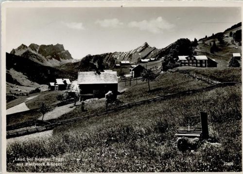 9650 Nesslau 1957 Foto AK Laad - Foto Gross 22496 - Teilansicht