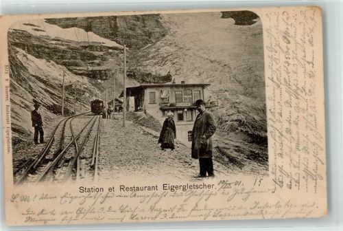3823 Eigergletscher 1901 - Station Restaurant