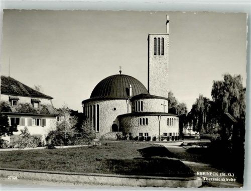 9424 Rheineck Foto AK Kirche St. Theresien