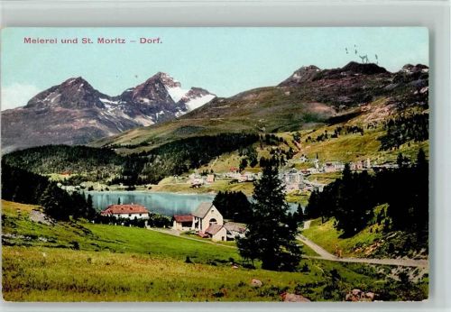 7500 St. Moritz 1922 - Melerei und St. Moritz-Dorf