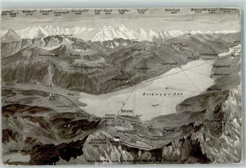 Brienzer Rothorn BE - Vogelschau