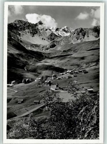 7050 Arosa - Bergkirchli mit Inner-Arosa und Rot- und Erzhorn