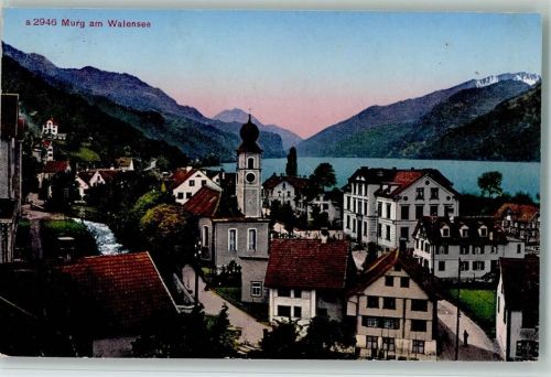 8877 Murg 1916 - Partie bei der Kirche