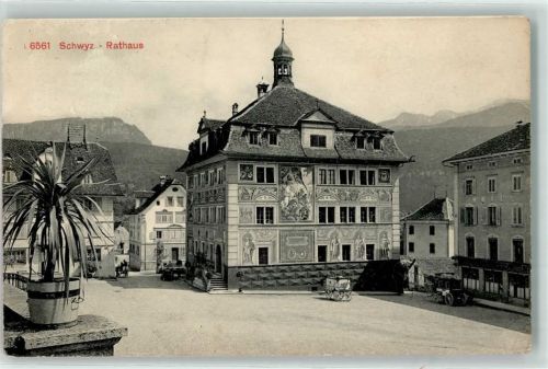 6430 Schwyz 1912 - Rathaus