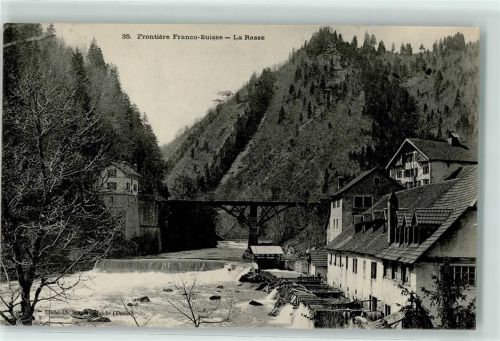 1902 La Rasse VS Evionnaz 1906 - Frontiere Franco Suisse