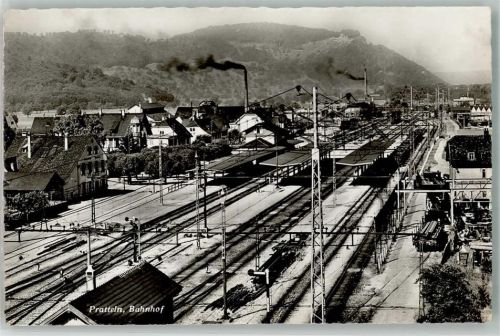 4133 Pratteln Foto AK Bahnhof
