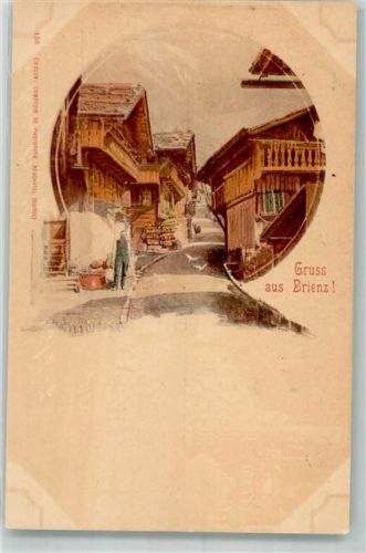 3855 Brienz BE Foto AK Dorfszene