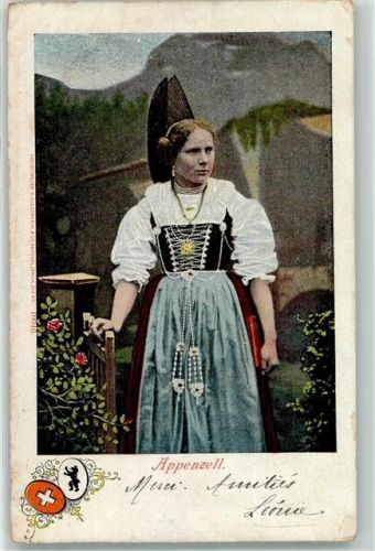 9050 Appenzell - Trachtenfrau