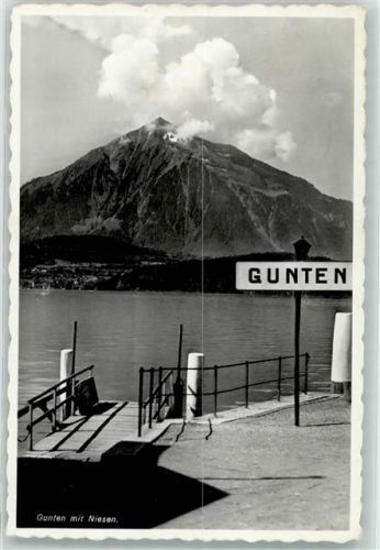3654 Gunten - Thunersee Niesen