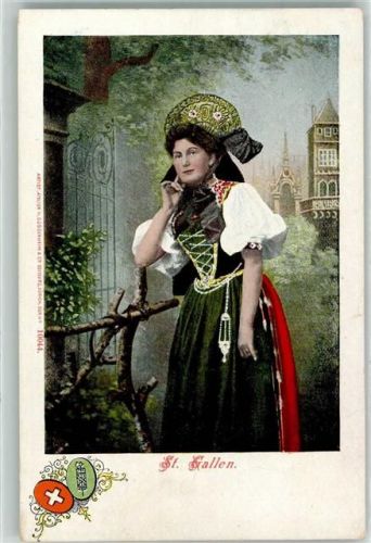 Sankt Galler Trachtenfrau