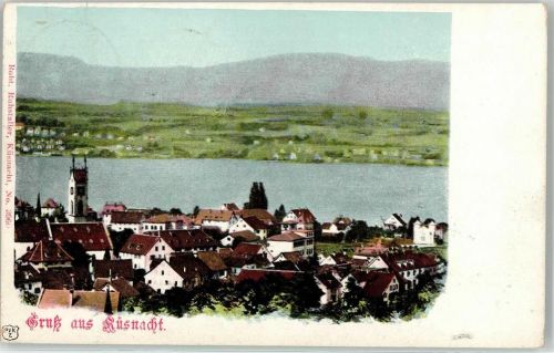 8700 Küsnacht ZH 1906 Lithographie