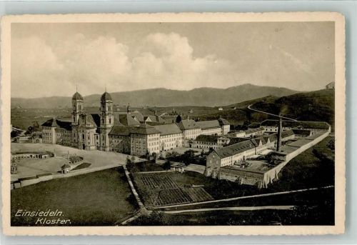 8840 Einsiedeln Foto AK Kloster