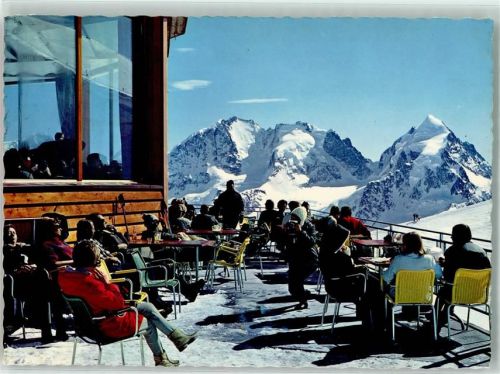 Piz Corvatsch - Winter Hüttenstempel