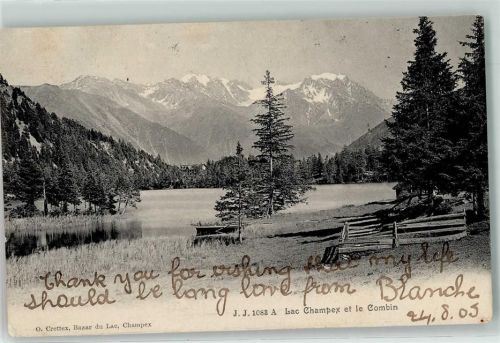 Champex 1905 - Lac Combin