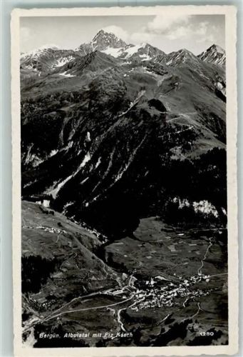 7482 Bergün Bravuogn - Fliegeraufnahme Albulatal