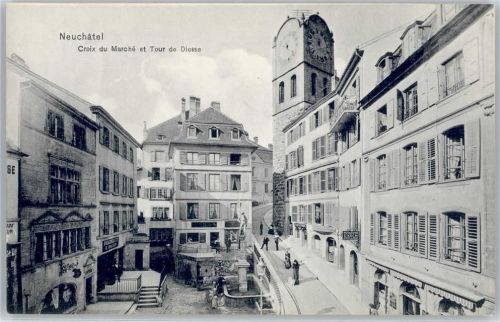 2000 Neuchâtel Neuenburg - Ortsansicht