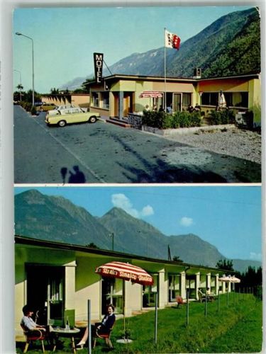 1920 Martigny 1967 Foto AK Hotel Motel Auto
