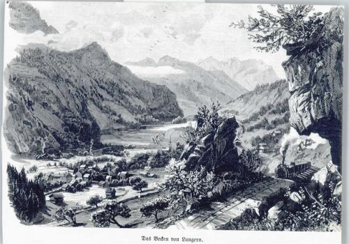 6078 Lungern Obsee - Künstlerkarte
