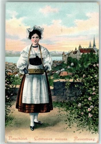 2000 Neuchâtel Neuenburg - Trachtenmädchen
