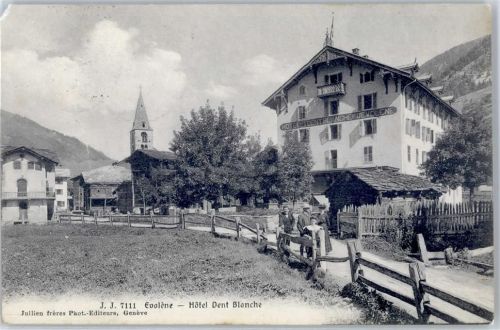 1983 Evolène 1908 - Hotel Kirche