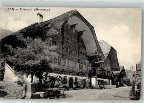 3762 Erlenbach im Simmental 1910 Foto AK Simmental