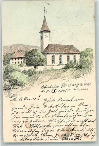 3652 Hilterfingen 1903 Gebrauchsspuren