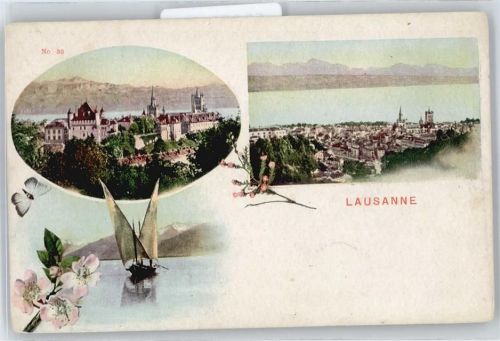 1000 Lausanne Losanna - Panorama Boot AKU1