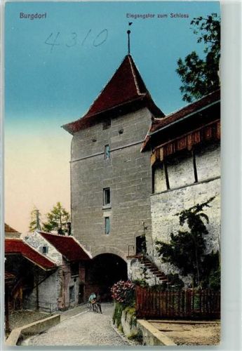 3400 Burgdorf Berthoud Gebrauchsspuren Einganstor zum Schloss
